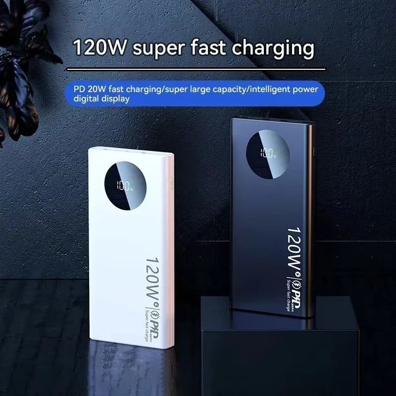 Xiaomi 120W 50000mAh Power Bank – Fast Charging for iPhone, Samsung, Huawei (2024)