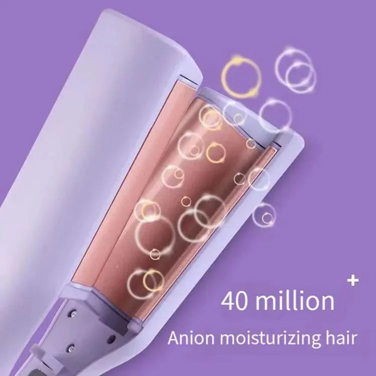 32MM Automatic Electric Curling Iron – Rotating Anti-Flame Design with Lambswool for Long-Lasting Styles