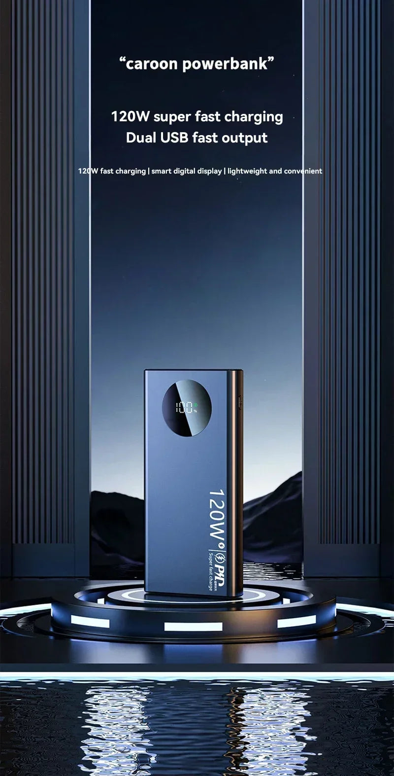 Xiaomi 120W 50000mAh Power Bank – Fast Charging for iPhone, Samsung, Huawei (2024)