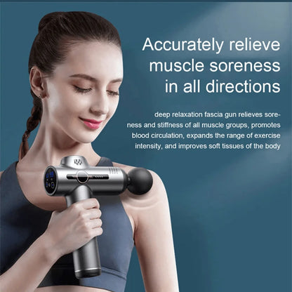Portable Fascia Gun – Deep Muscle Massager for Body, Neck, Back, Fitness & Slimming